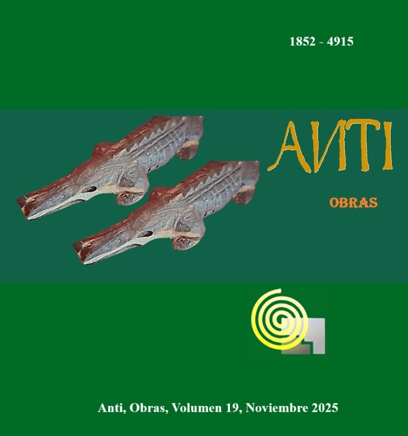 					Ver Vol. 19 Núm. 1 (2025): Anti, Obras, Volumen 19, Noviembre 2025.
				